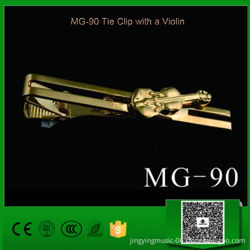 MG-90 Tie Clip with a Violin